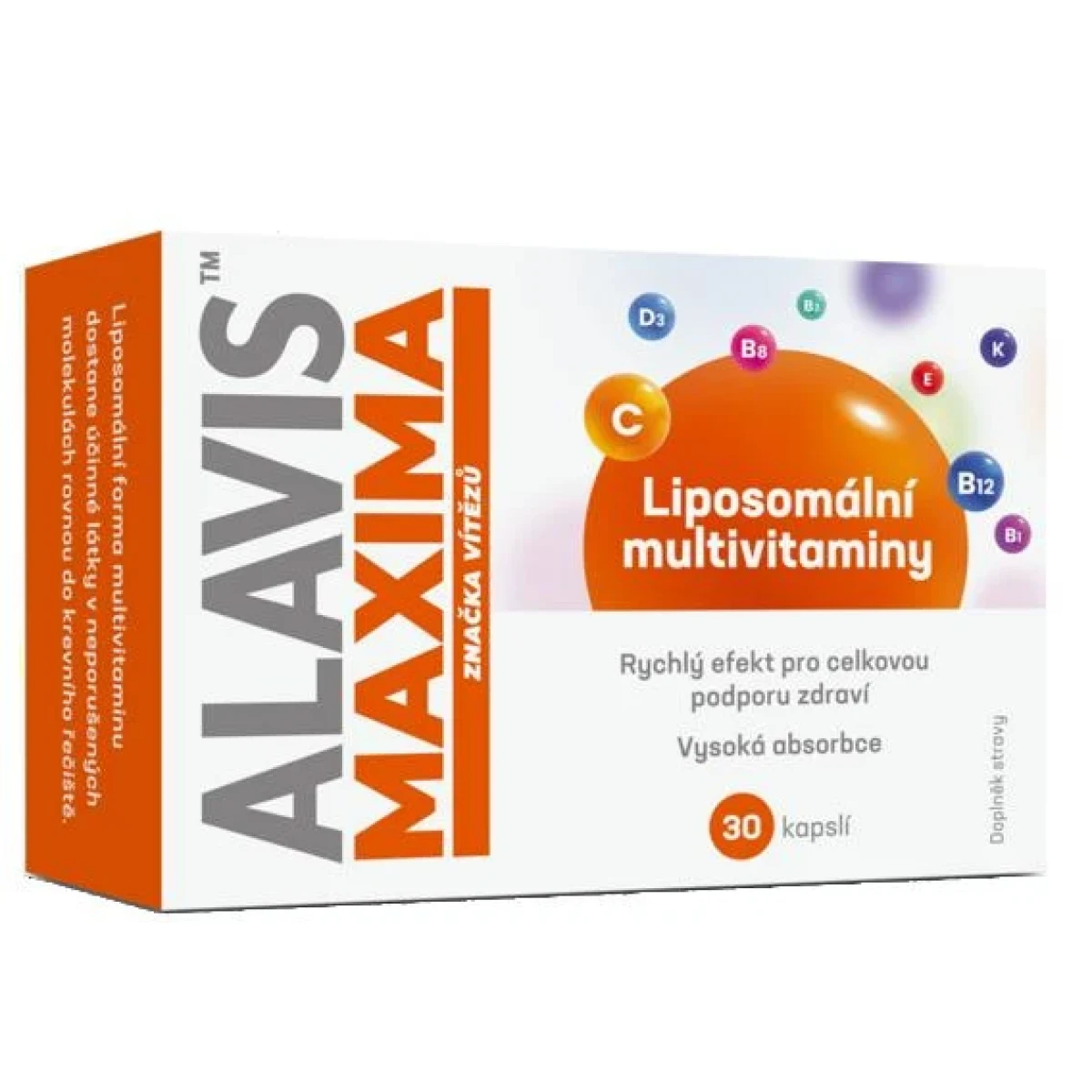 Alavis Maxima Liposomální multivitamíny 30 kapslí · záber 1
