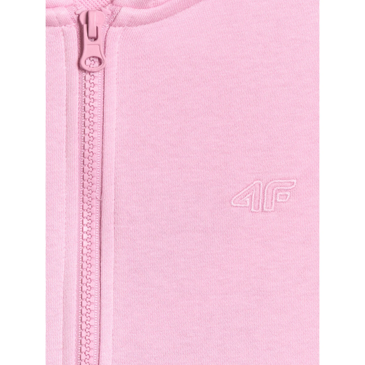Dievčenská mikina so zipsom 4F JUNIOR SWEATSHIRT F2520-56S-LIGHT PINK · záber 4