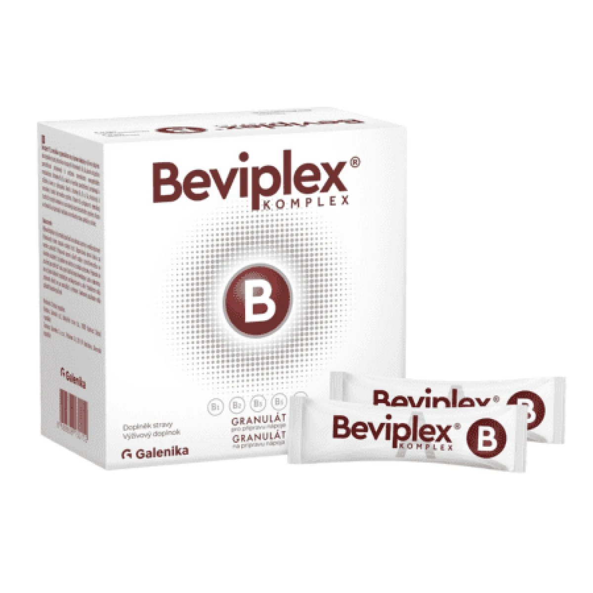 BEVIPLEX B komplex granulát 30 vrecúšok · záber 1
