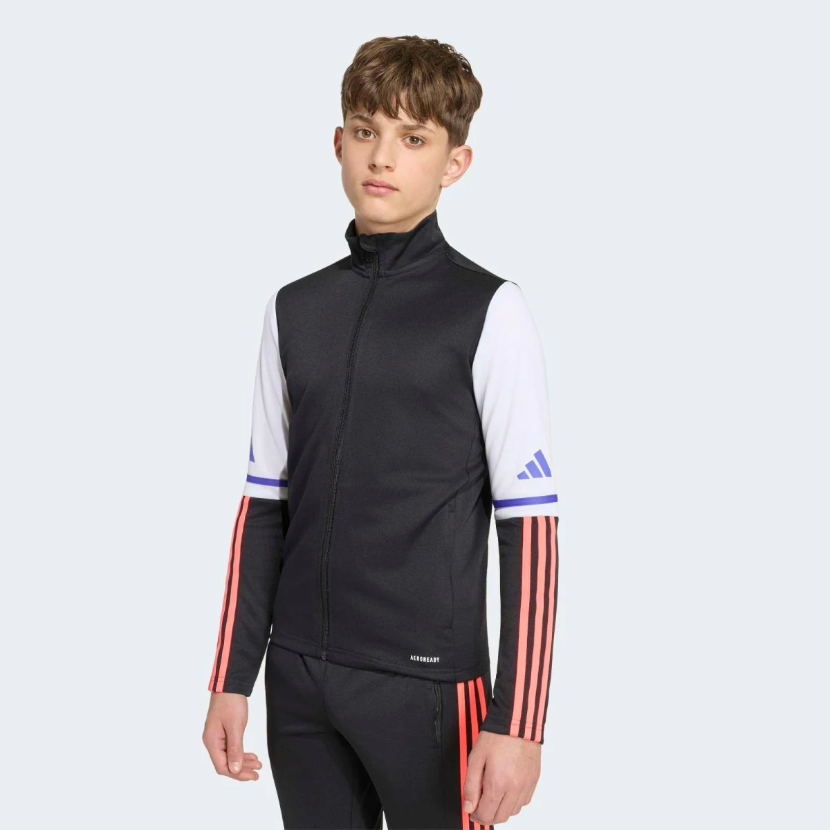 ADIDAS ADIDAS Squadra 26 F50 detská tréningová bunda čierno-biela 11-12 r (152 cm) · záber 1