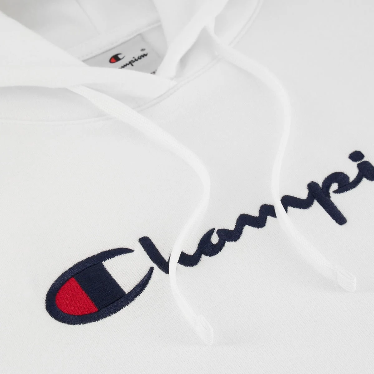 Champion Dámská mikina Big Logo Slim Fit White - Velikost: S | Barva: Biela | Hmotnost: 0,472 kg · záber 3