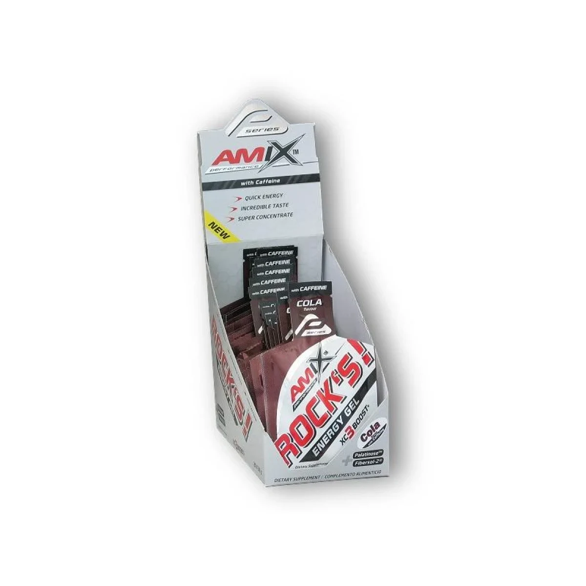 Amix Performance Series 20x Rocks Energy Gel With Caffeine 32g · záber 1