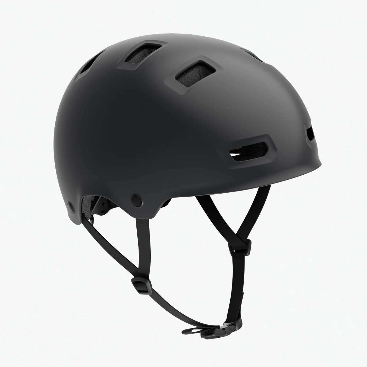 BTWIN Detská cyklistická prilba Move 100 47 – 59 cm čierna M · záber 1