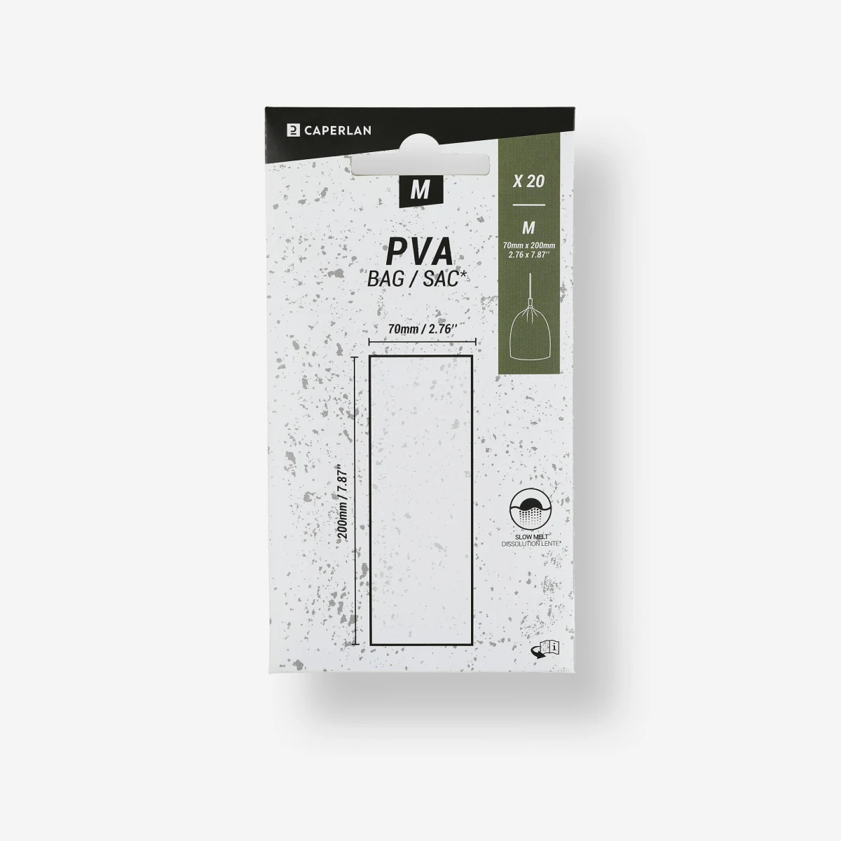 CAPERLAN PVA vrecká M (70 x 200 mm) 20x na lov kaprov bez · záber 1