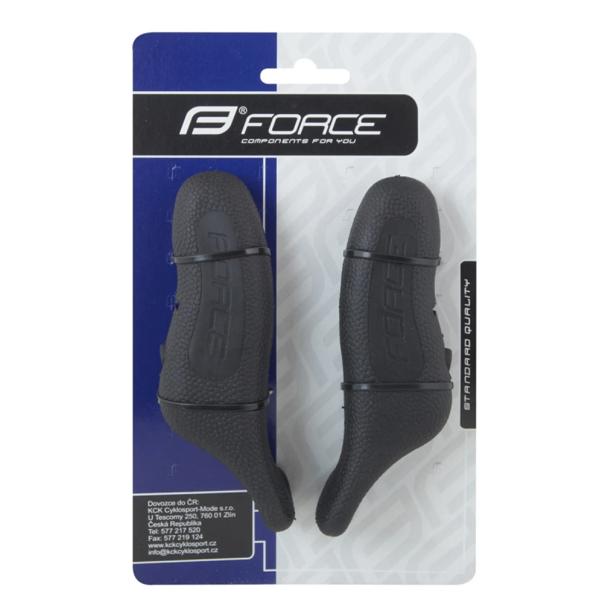 Rohy (bulhorny) na kolo FORCE RAB 12 cm AL + rubber · záber 3