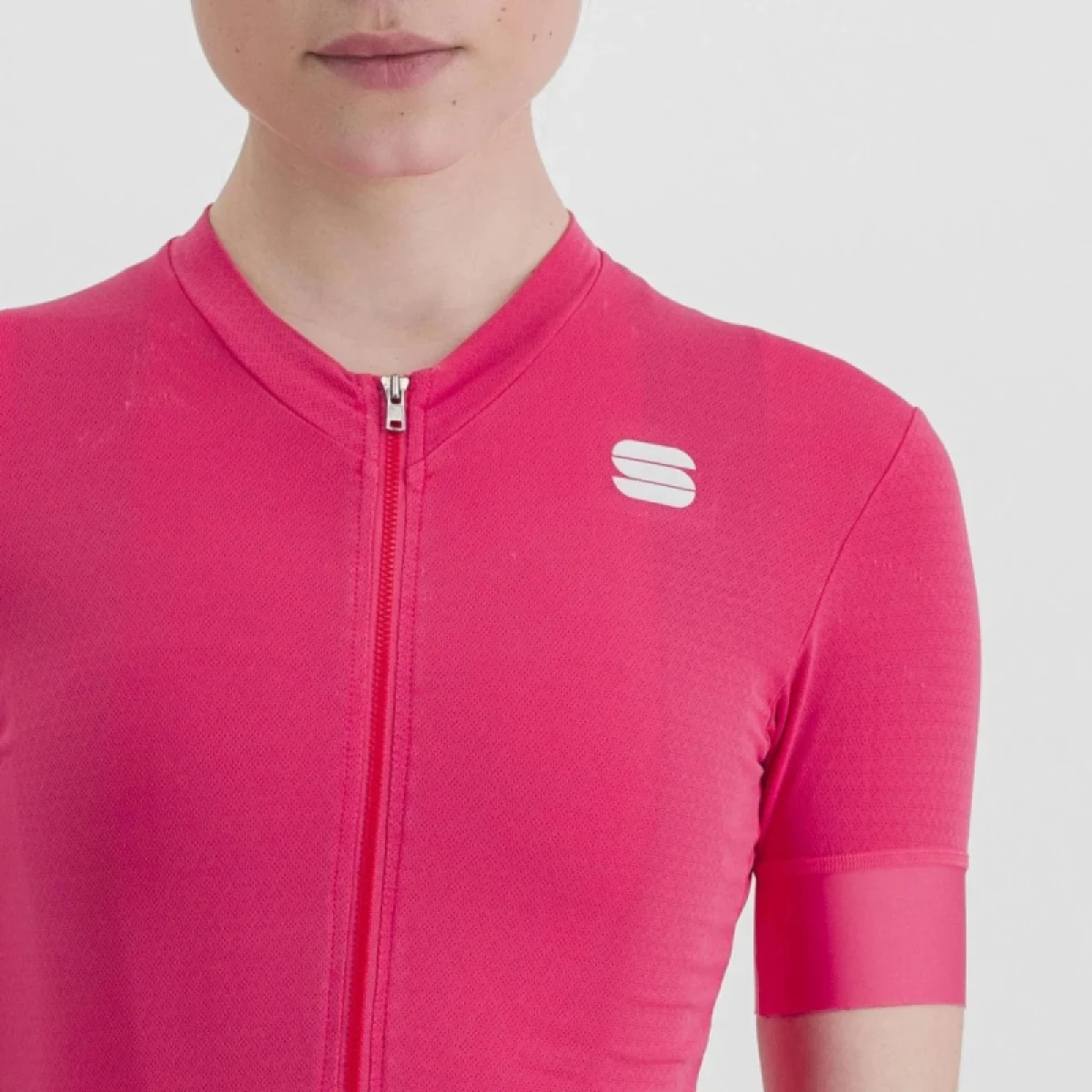 Dámský cyklistický dres s krátkým rukávem SPORTFUL Monocrom w jersey, pompelmo · záber 5