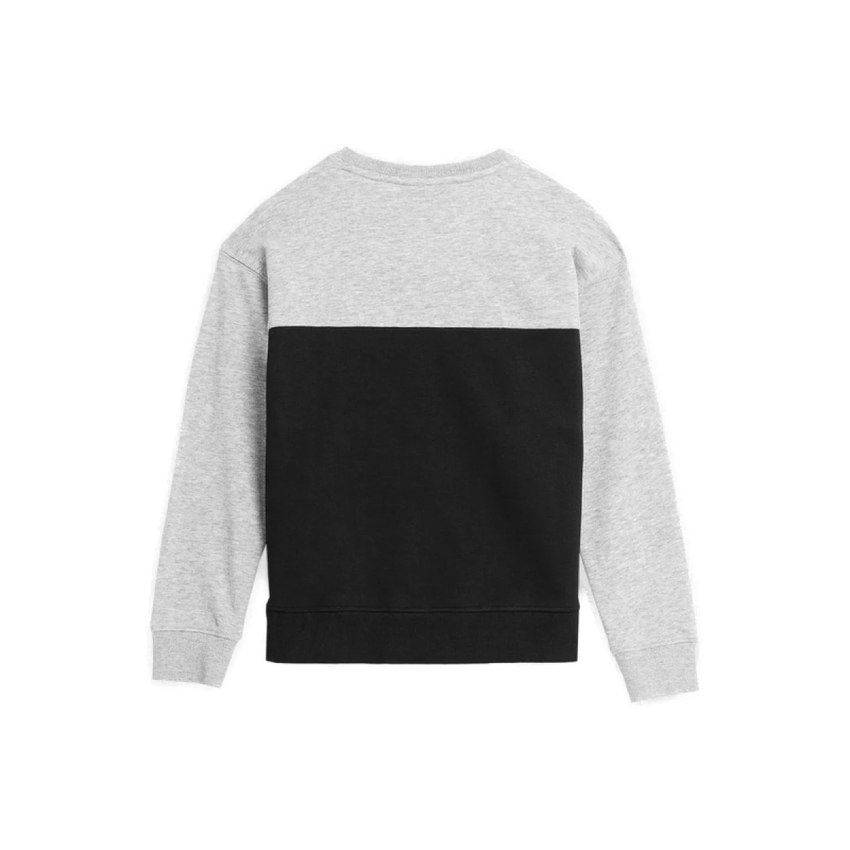 Chlapecká mikina 4F JUNIOR SWEATSHIRT-JAW23TSWSM630-27M-COLD LIGHT GREY MELANGE · záber 5