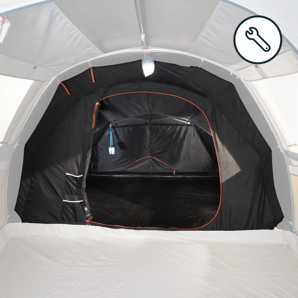 QUECHUA Spálňa - náhradný diel stanu Air Seconds 4.1 Fresh & Black bez · záber 1