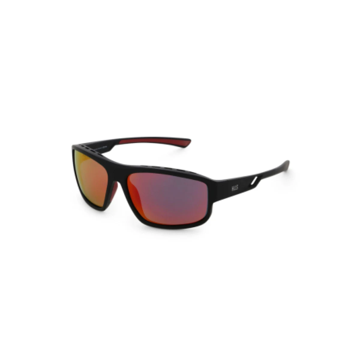 Polarizační sluneční brýle H.I.S. POLARIZED HPS47105-1, black, smoke with red mirror POL, 62-15-139 · záber 1