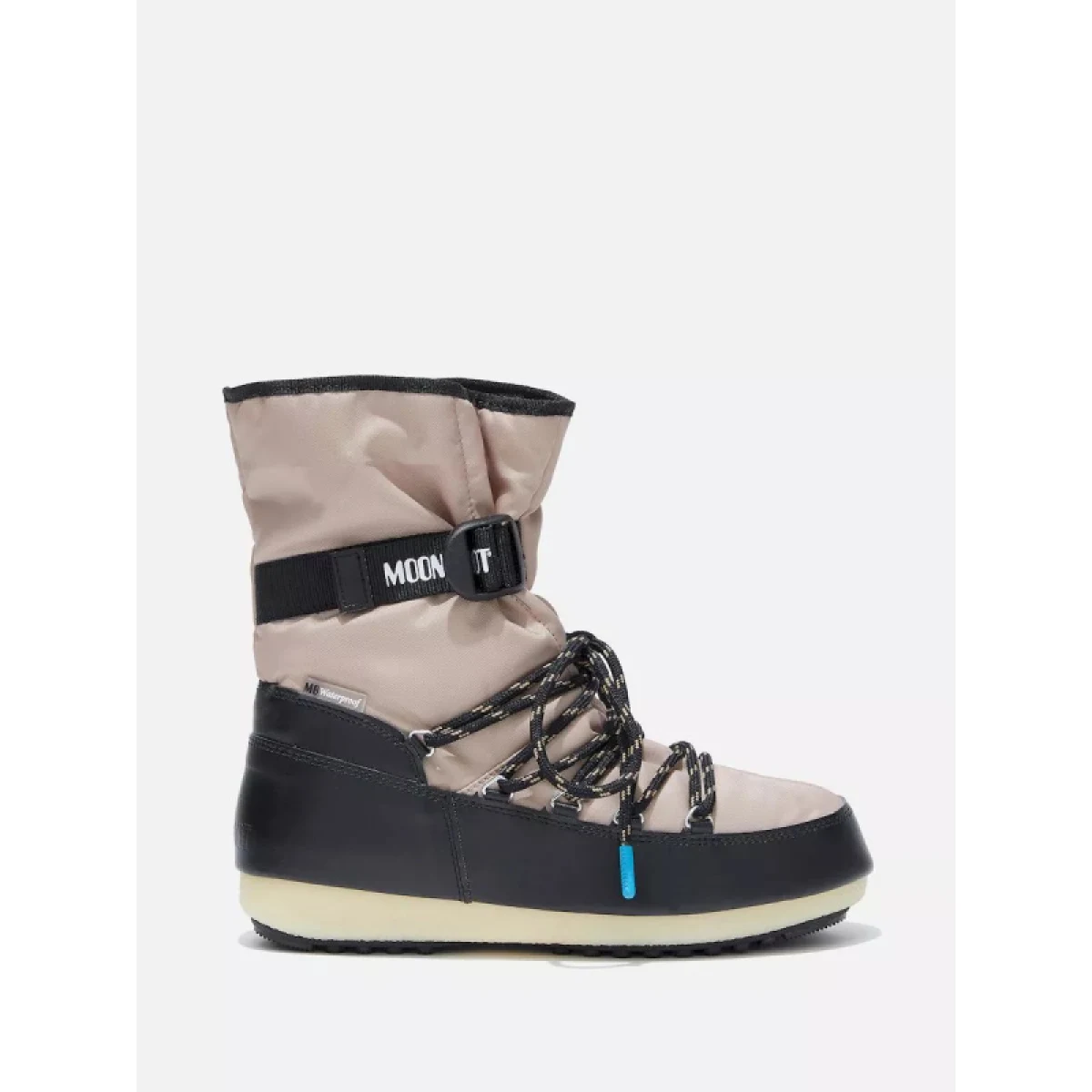 Dámske členkové zimné topánky MOON BOOT LOOP NYLON, 002 sand · záber 2