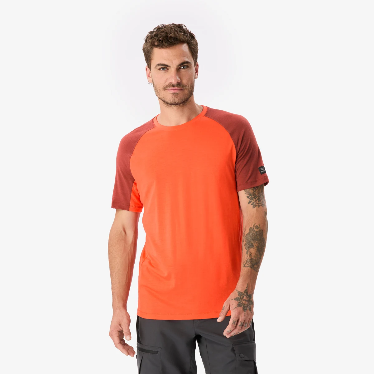 SIMOND Pánske tričko Merino Resist krátky rukáv oranžové M · záber 1