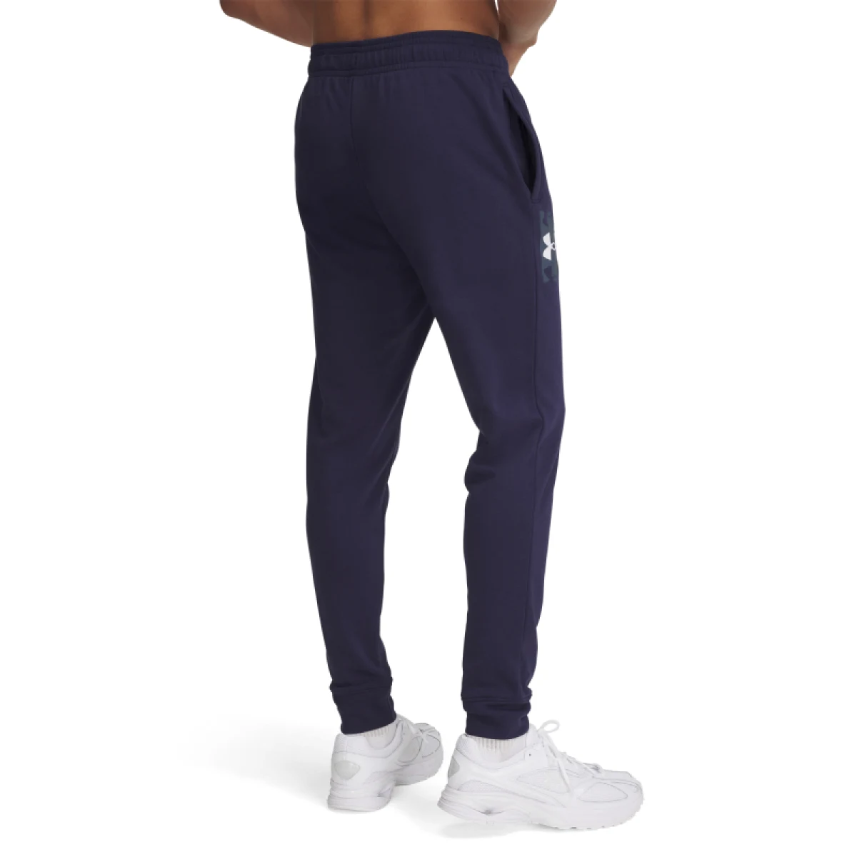 Pánské tepláky UNDER ARMOUR UA Rival Terry Logo JoggerQ2-BLU · záber 2