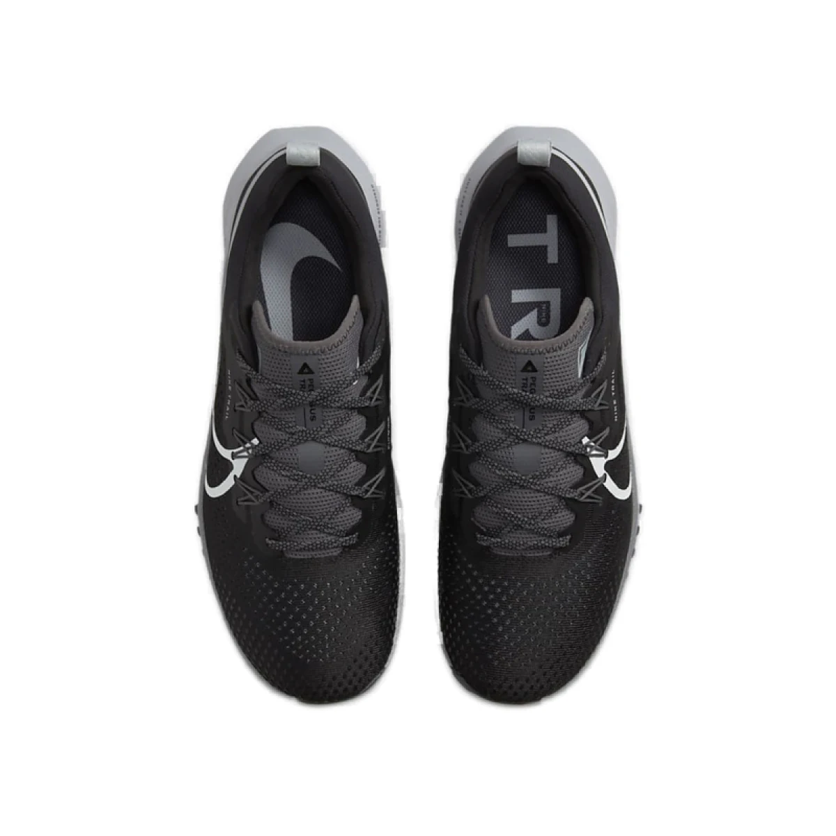 Pánská běžecká trailová obuv NIKE React Pegasus Trail 4 black dark grey wolf grey aura · záber 4