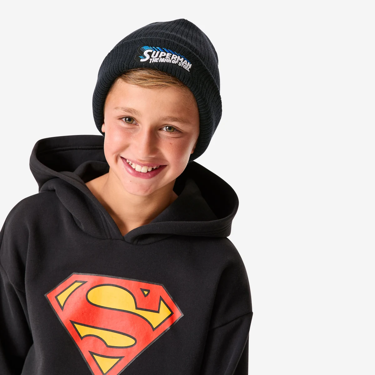 DECATHLON Detská čiapka Superman čierna bez · záber 2