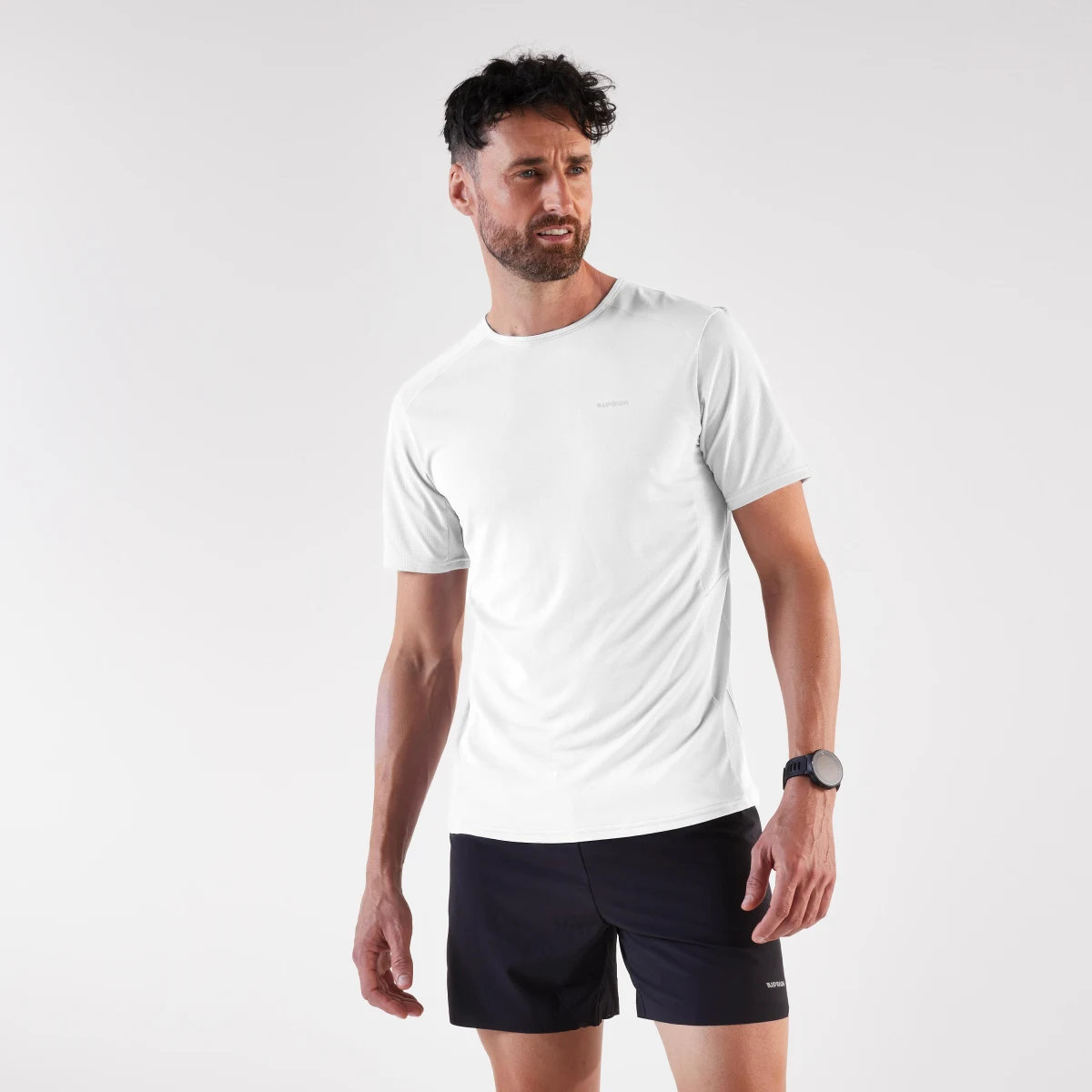 KIPRUN Pánske bežecké tričko Run 900 Light biele L · záber 1