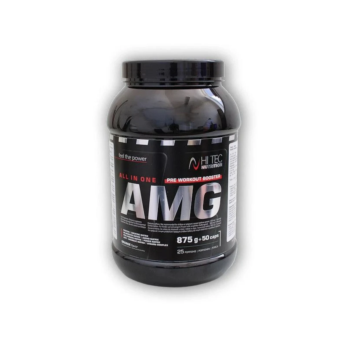 Hi Tec Nutrition A.M.G. 875g + 50 kapslí - Příchuť: Mango meloun · záber 1