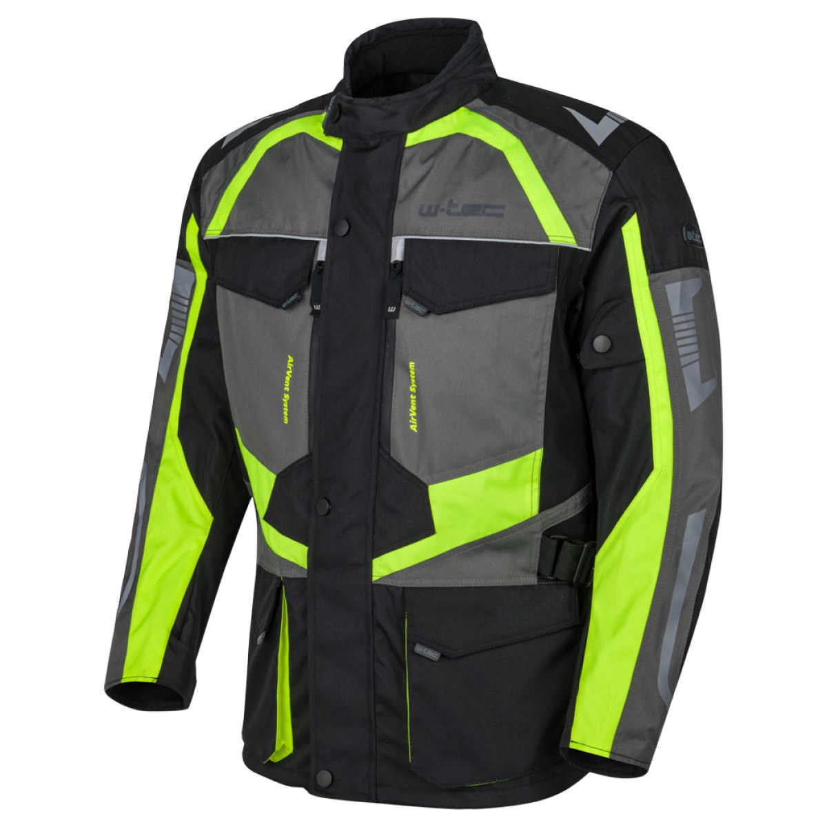 Pánska moto bunda W-TEC Burdys Evo - Veľkosť: S | Farba: Červená · záber 4
