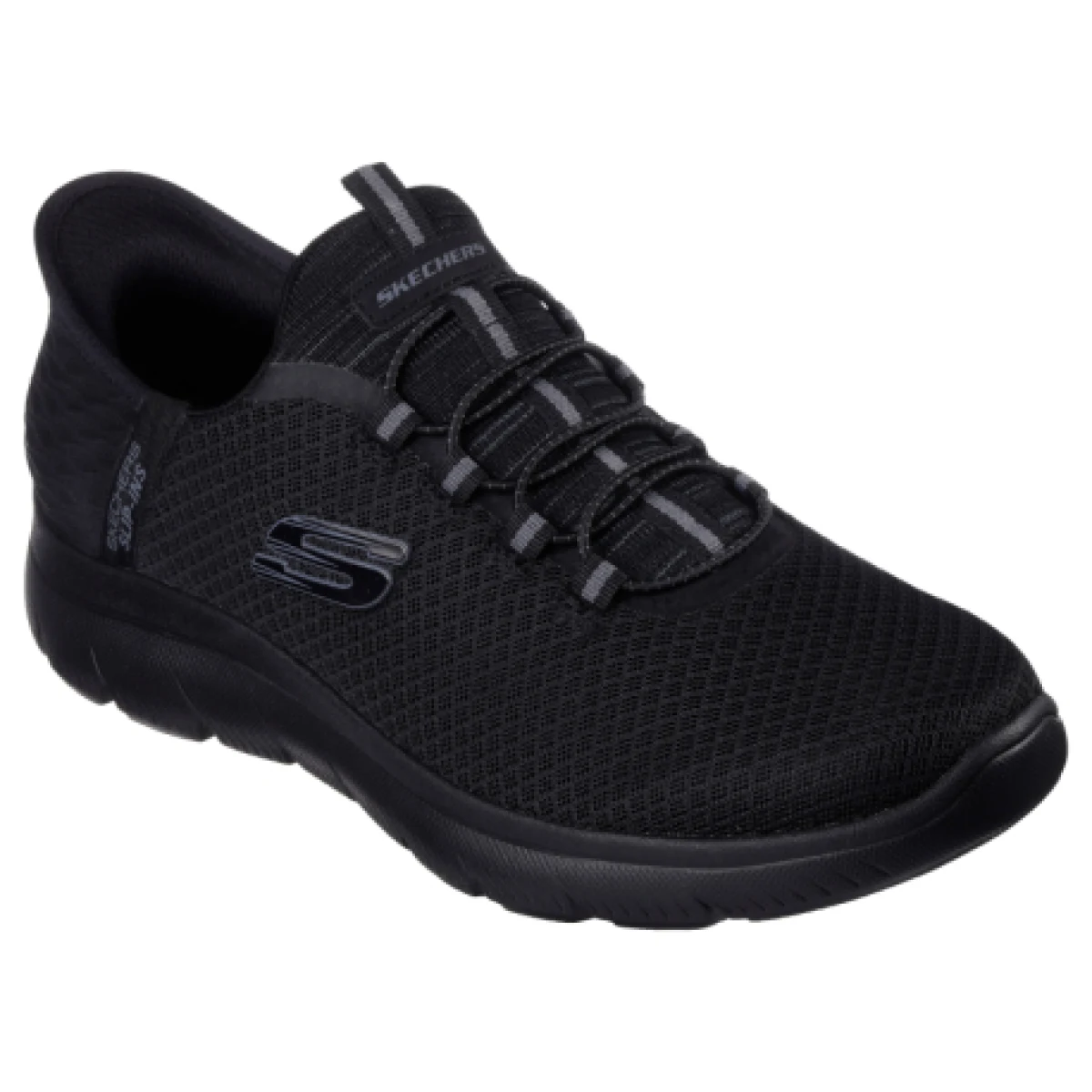 Pánská rekreační obuv SKECHERS Summits High Range Slip-Ins M black black · záber 1