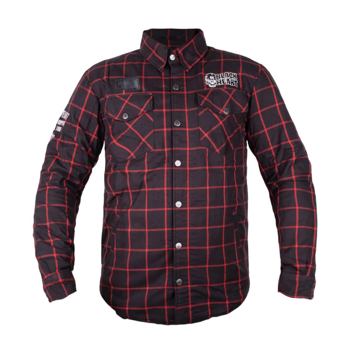 W-TEC Black Heart Rattlesneak čierna s červeným pruhom - XL - Veľkosť: XL | Farba: čierna · záber 1