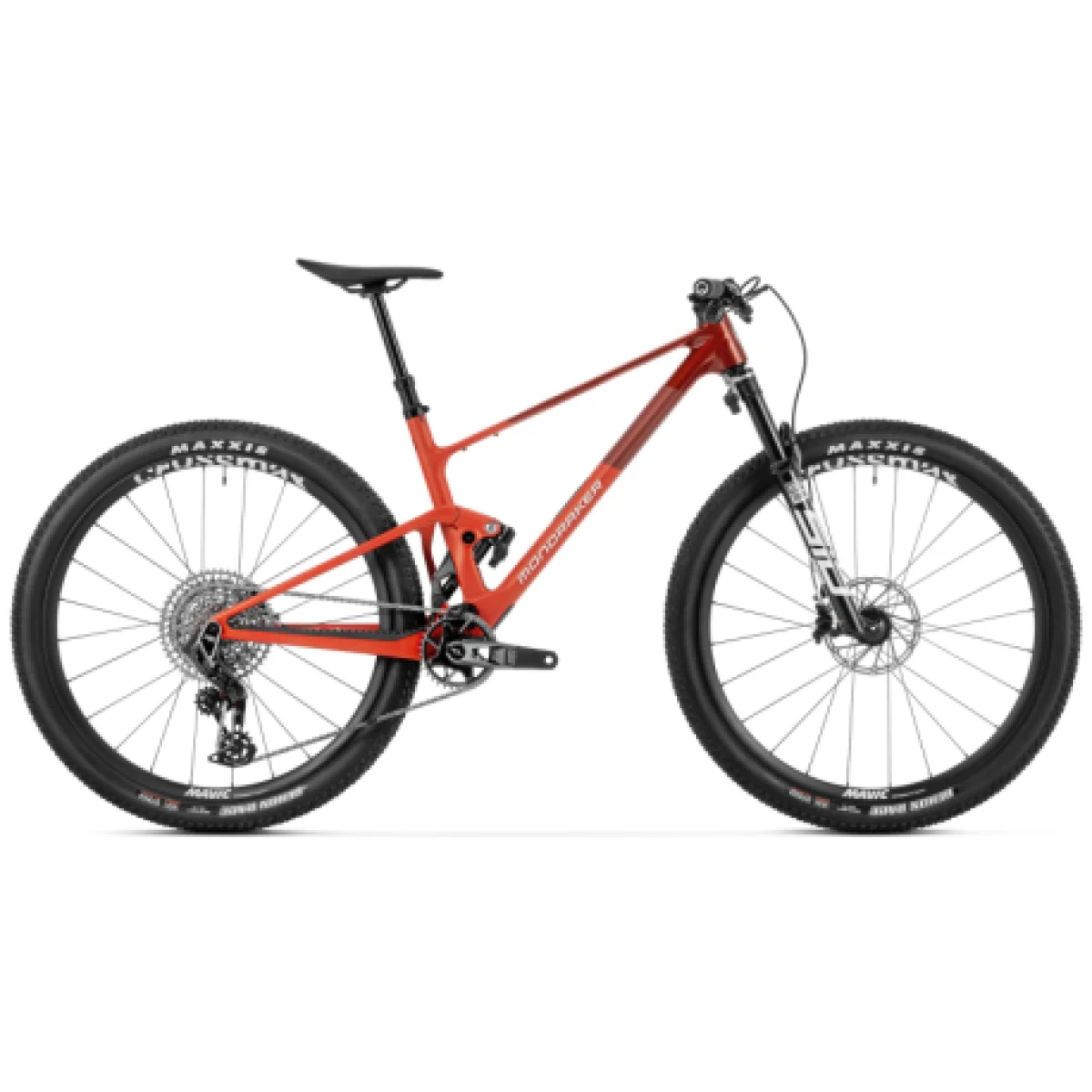 Horské kolo MONDRAKER F-Podium Carbon RR, flame red · záber 1