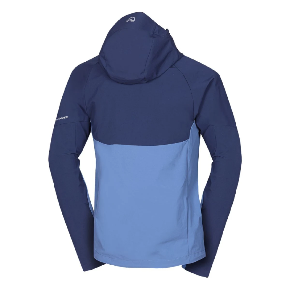Pánska turistická softshellová bunda s kapucňou NORTHFINDER AMBROSE-387blueblue · záber 3
