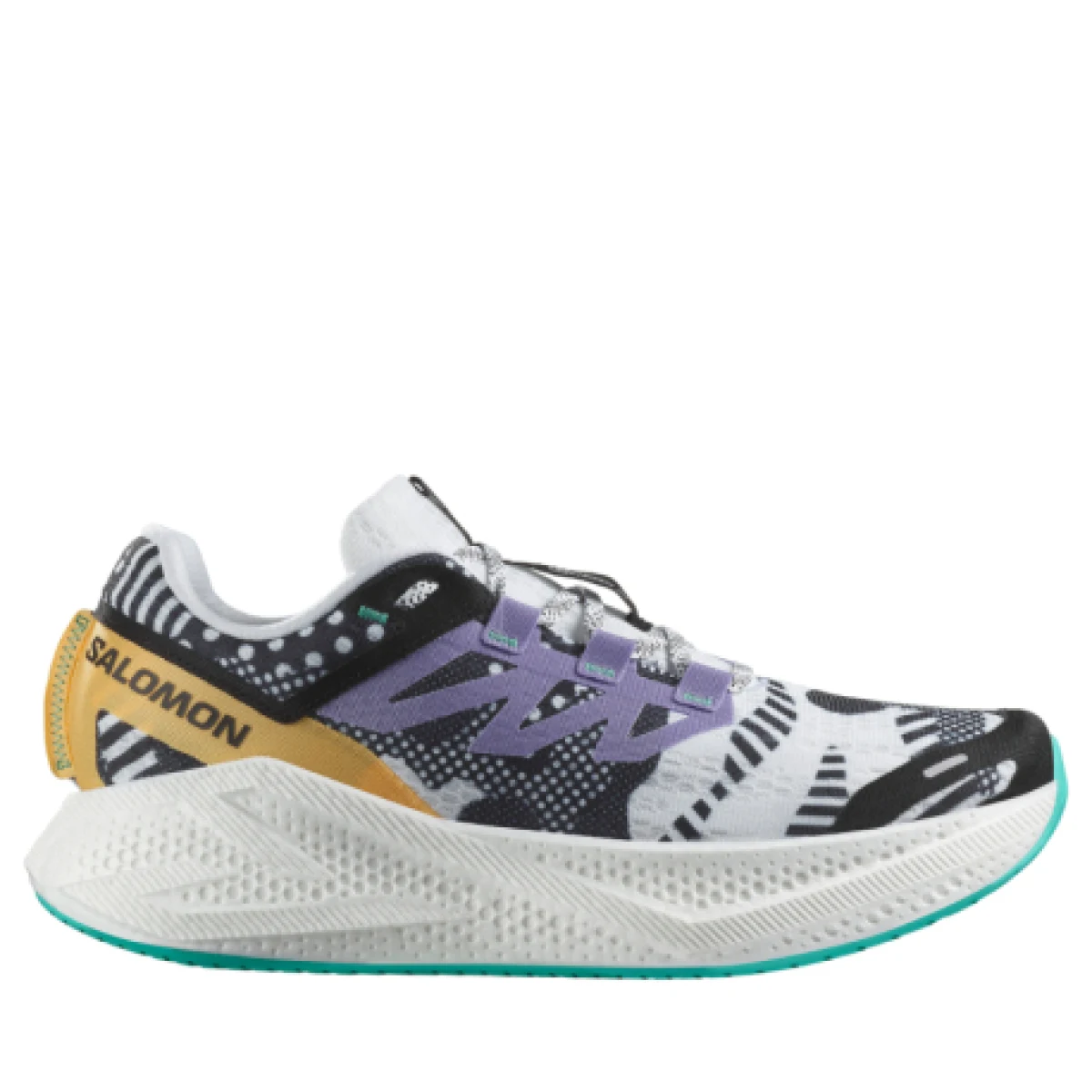 Pánská běžecká obuv SALOMON Aero Glide 3 Proto Pack M white black waterfall · záber 1
