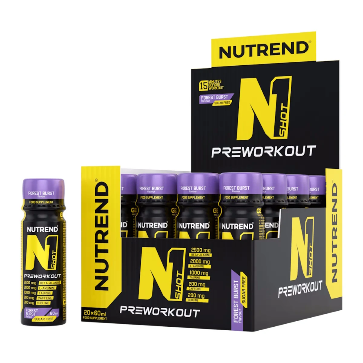 Nutrend N1 Shot 20x60 ml forest burst · záber 1