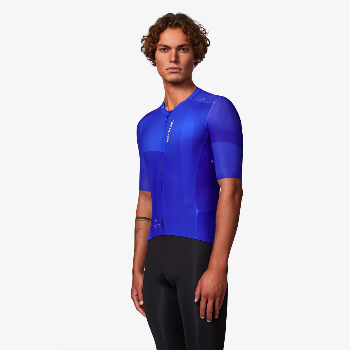 VAN RYSEL Unisex cyklistický dres RCR-R 2 krátky rukáv modrý S · záber 2