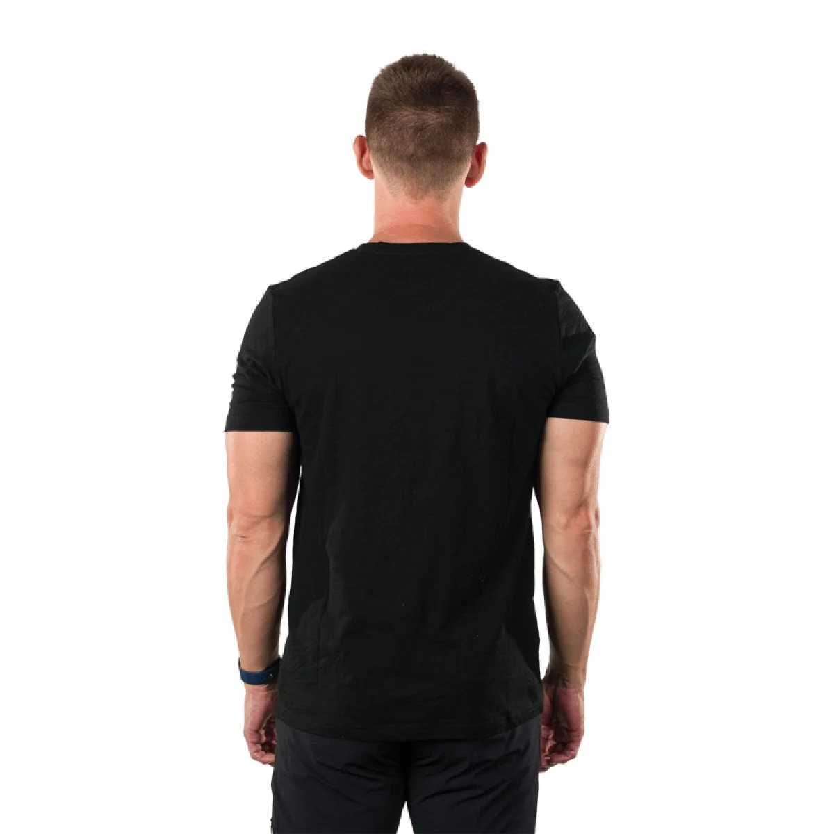 Pánske turistické tričko s krátkym rukávom NORTHFINDER JACINT-301darkgrey · záber 4