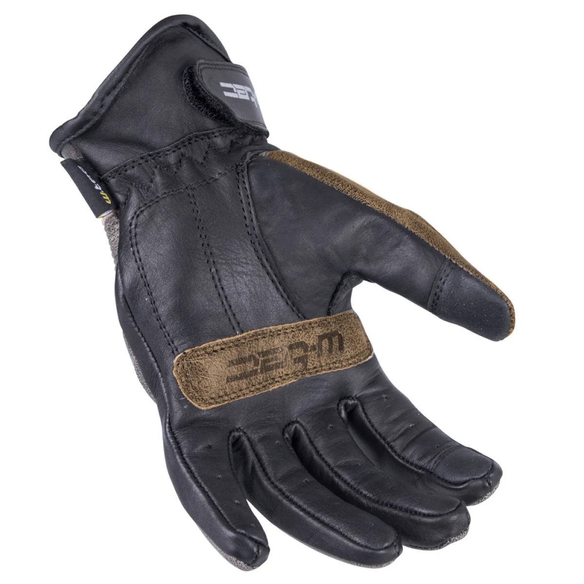 Pánske moto rukavice W-TEC Davili Farba čierno-hnedá, · záber 2