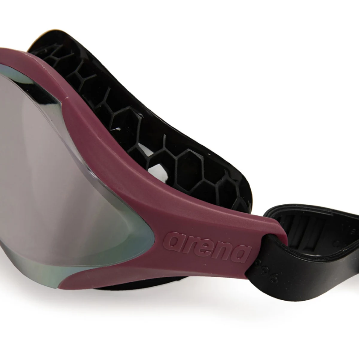 Plavecké okuliare ARENA AIR-BOLD SWIPE MIRROR SILVER-RED_WINE · záber 5