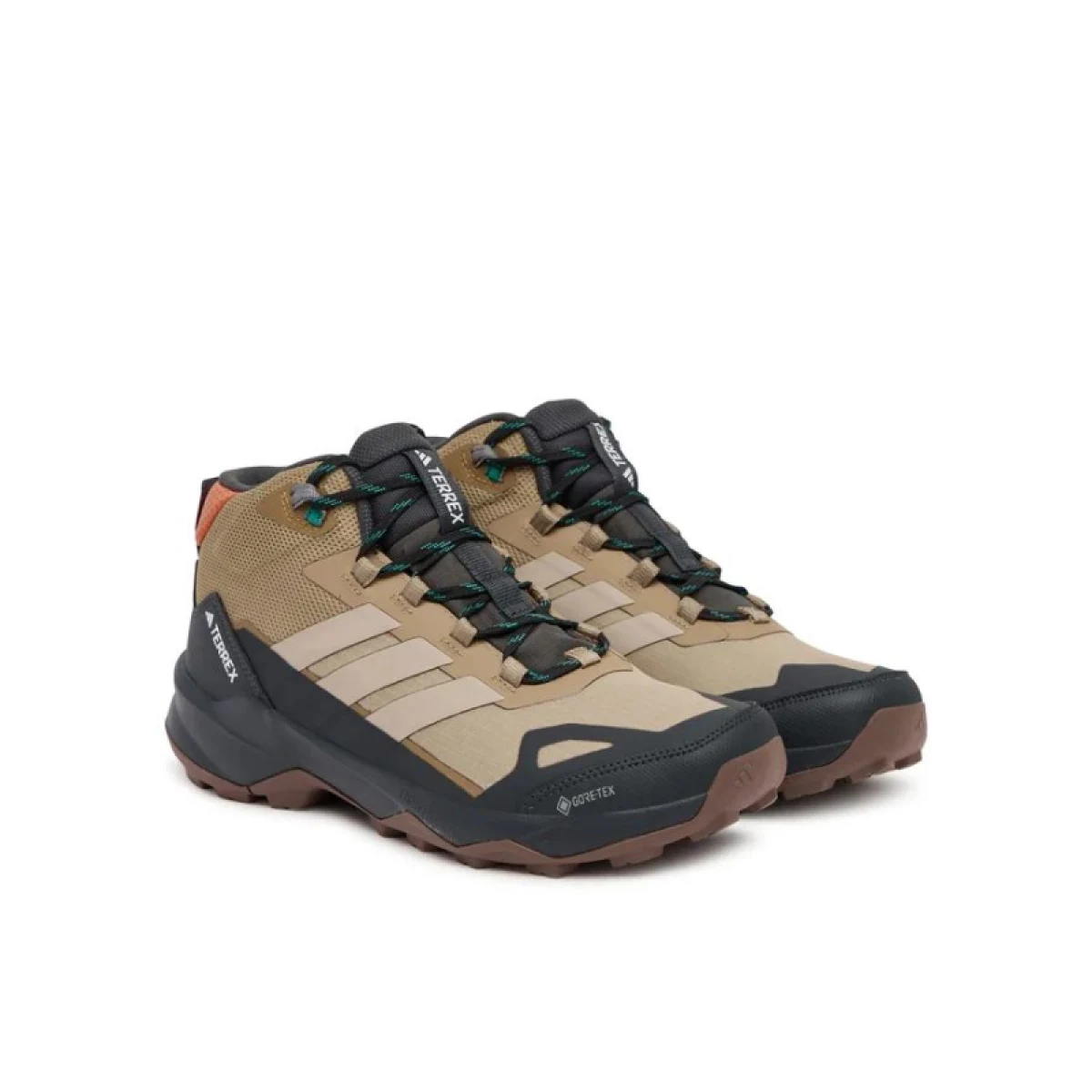Pánska členková turistická obuv ADIDAS Terrex Skychaser AX5 Mid GTX M cardboard blanch cargo semi impact orange · záber 2