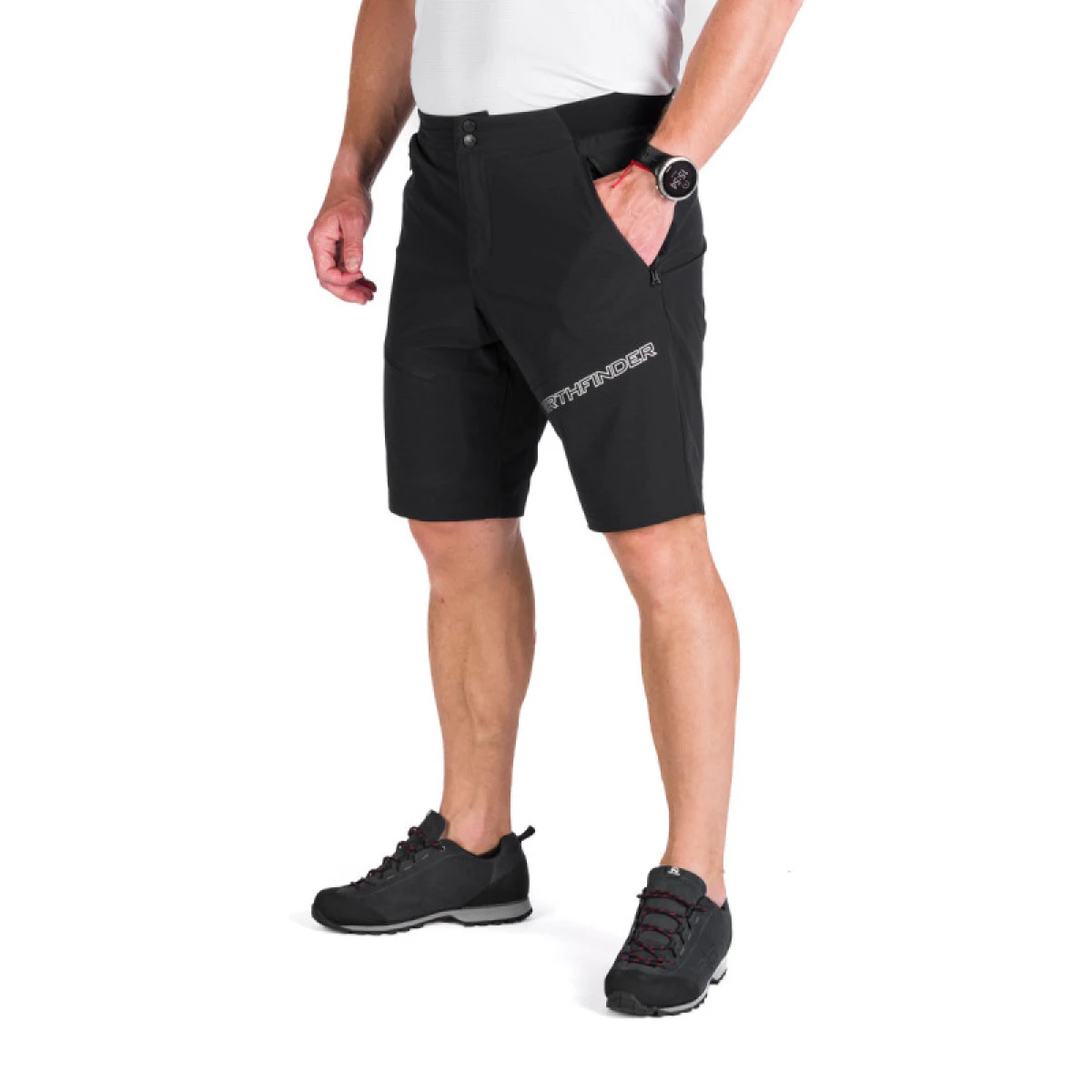 Pánské turistické kraťasy NORTHFINDER BRYON 269-black · záber 2