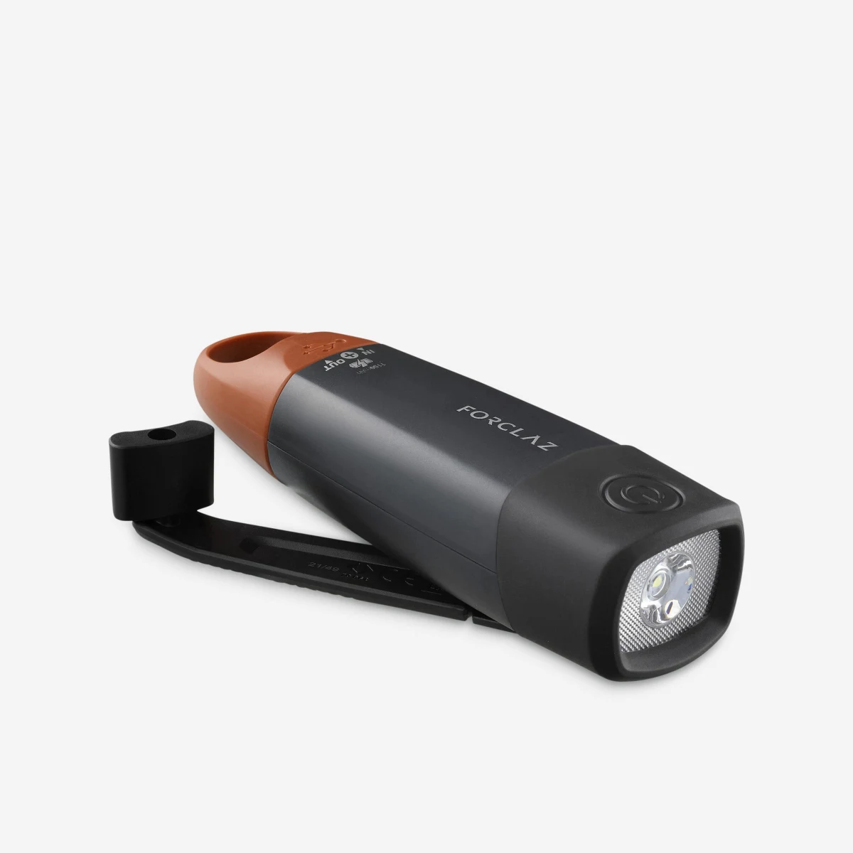 FORCLAZ Nabíjateľná baterka a externá batéria Dynamo 900 PWB - 210 lúmenov bez · záber 1