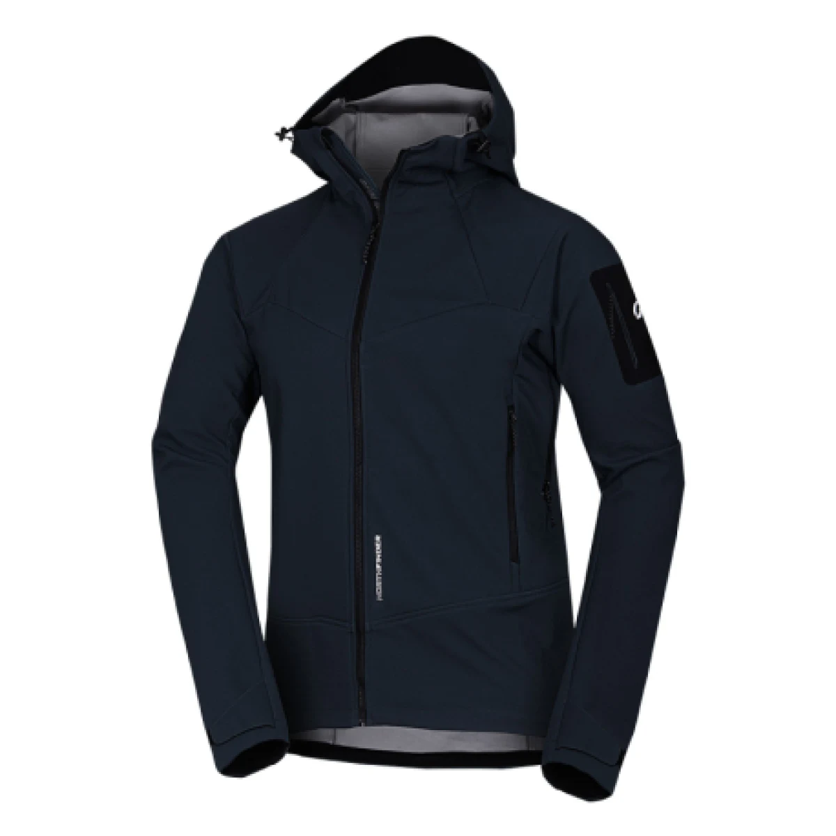 Pánská turistická softshellová bunda NORTHFINDER FABIO-269black · záber 1