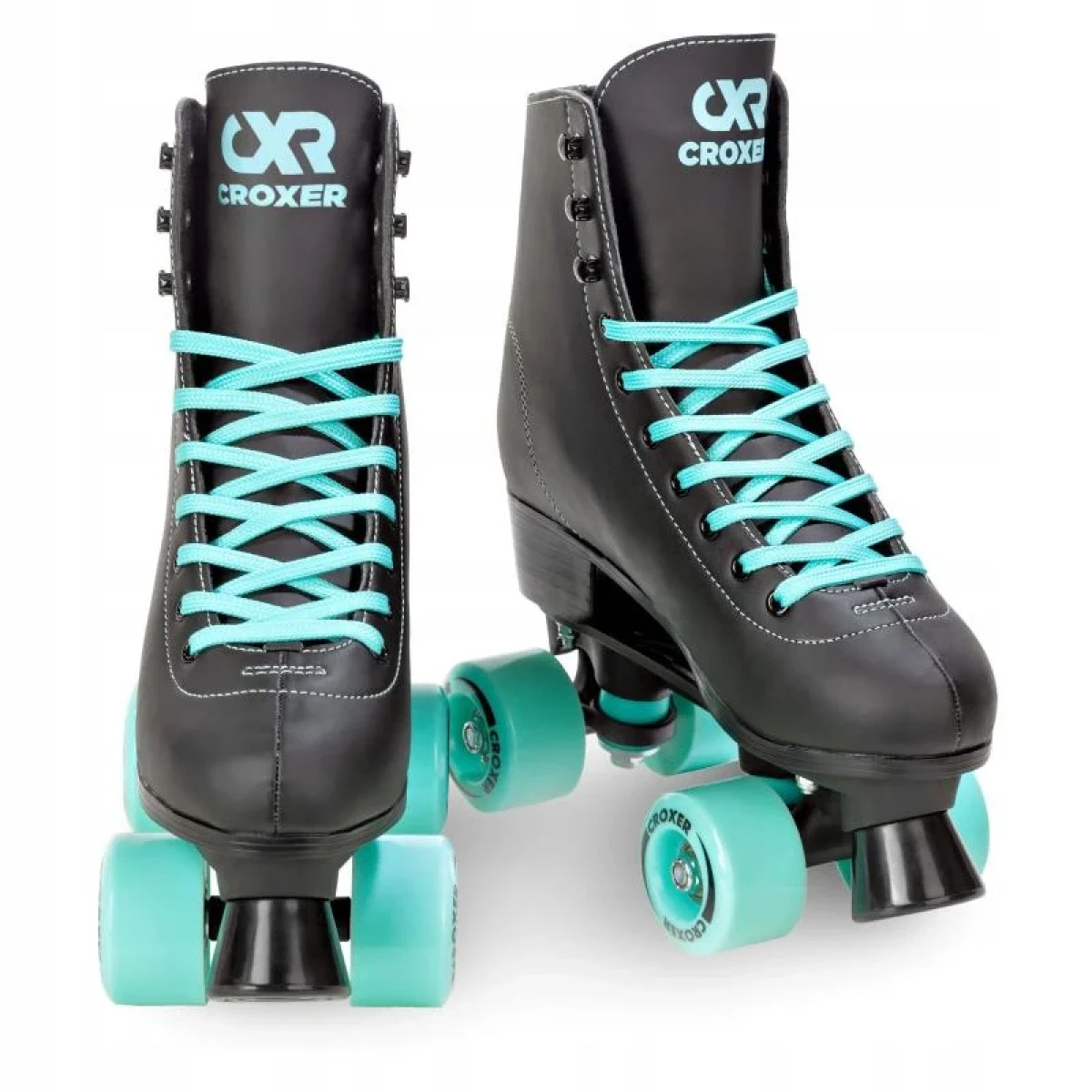 Croxer Alessa black/mint - Velikost: 35 | Barva: čierna · záber 1