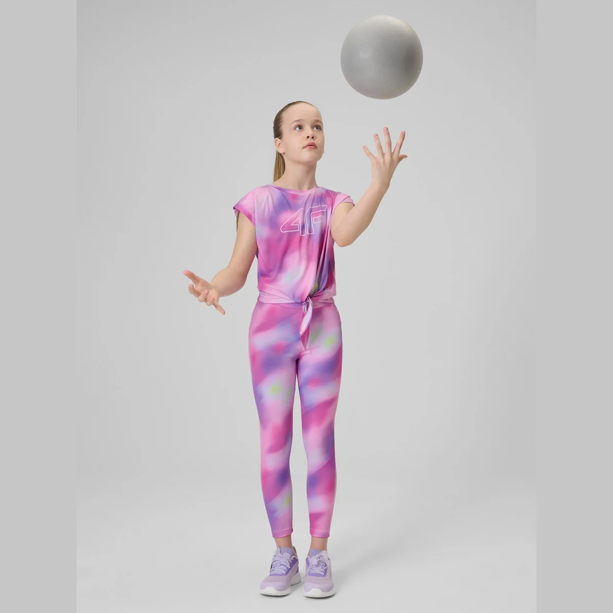 Rychleschnoucí sportovní crop-top dívčí - multicolor · záber 2