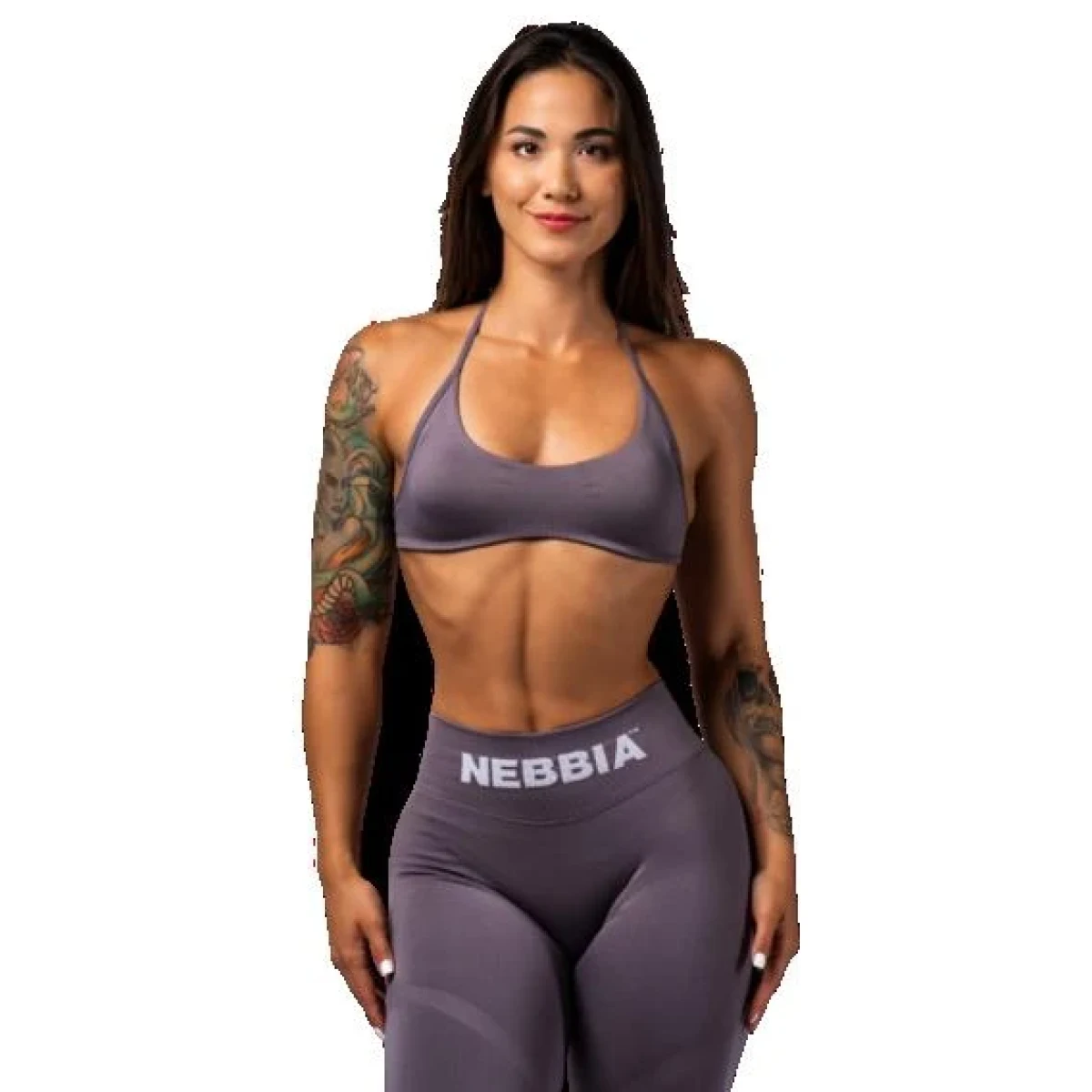 Nebbia Bezešvá lift-up sportovní podprsenka FLOW SEAMLESS 495 - Velikost: M | Barva: Ružová · záber 1