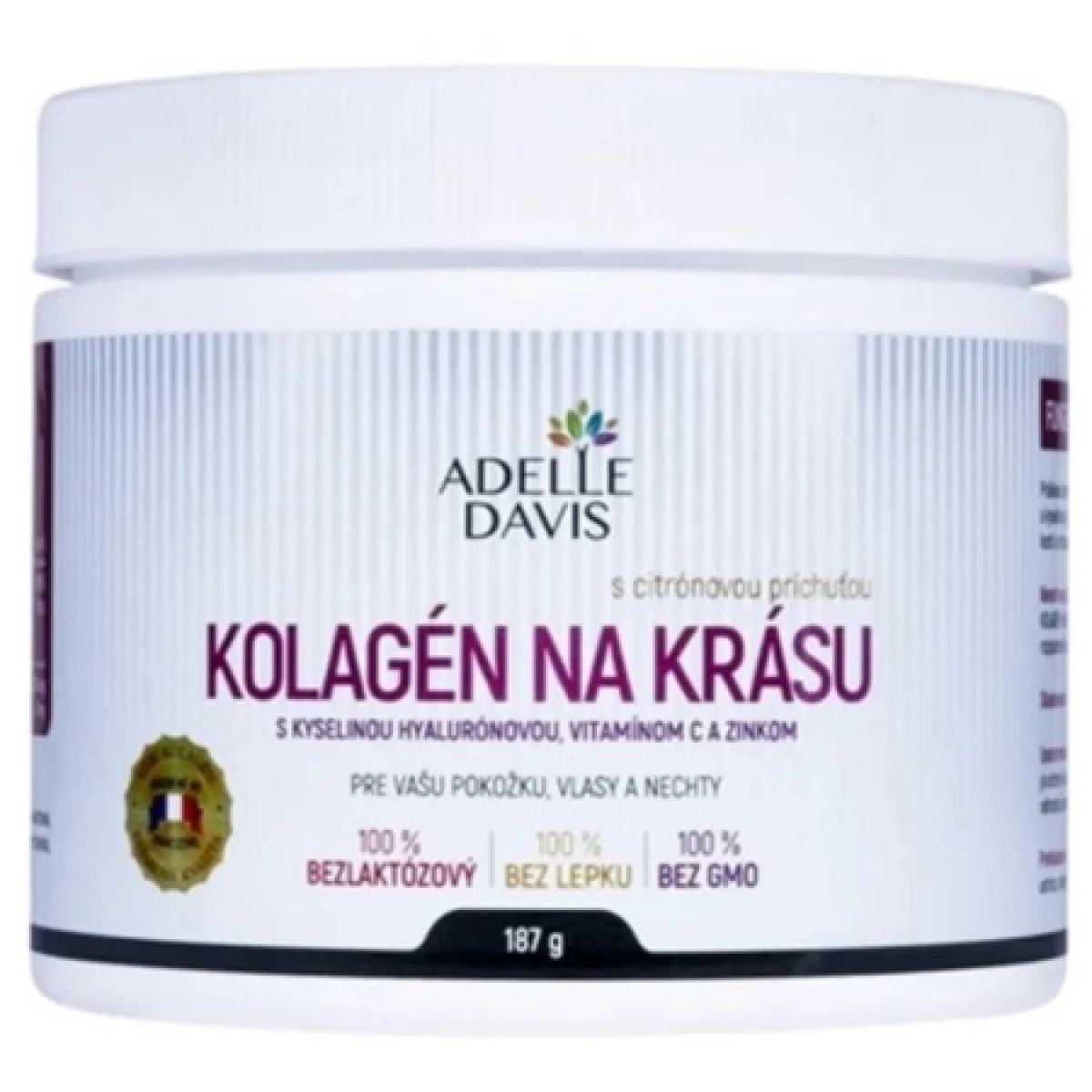 ADELLE DAVIS Kolagén na krásu prášok s citrónovou príchuťou 190 g · záber 1