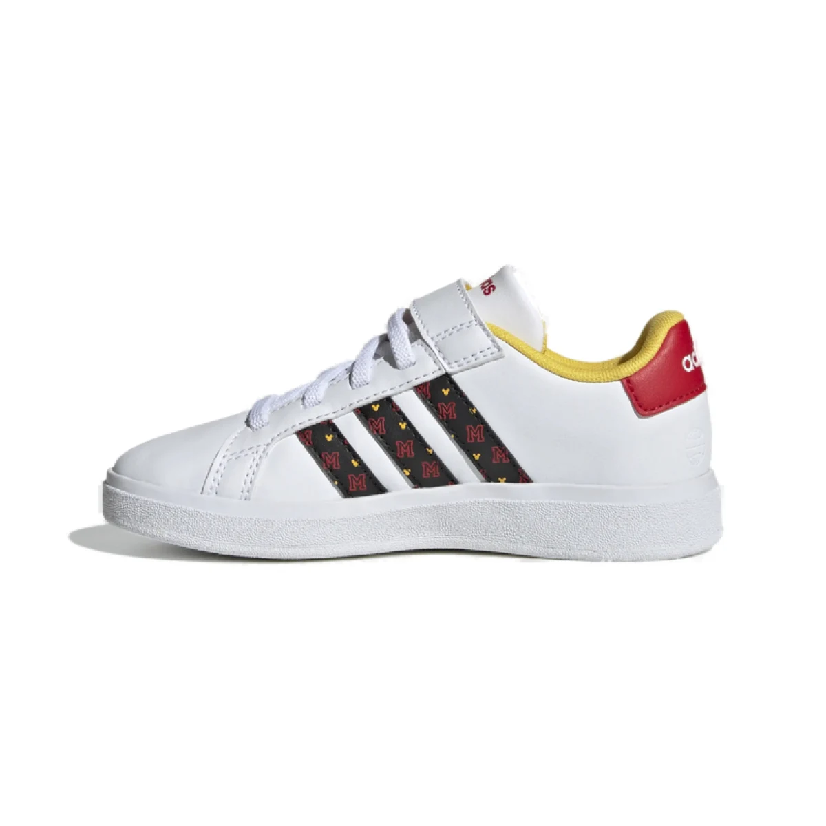 Dívčí rekreační obuv ADIDAS Grand Court Mickey cloud white core black better scarlet · záber 2