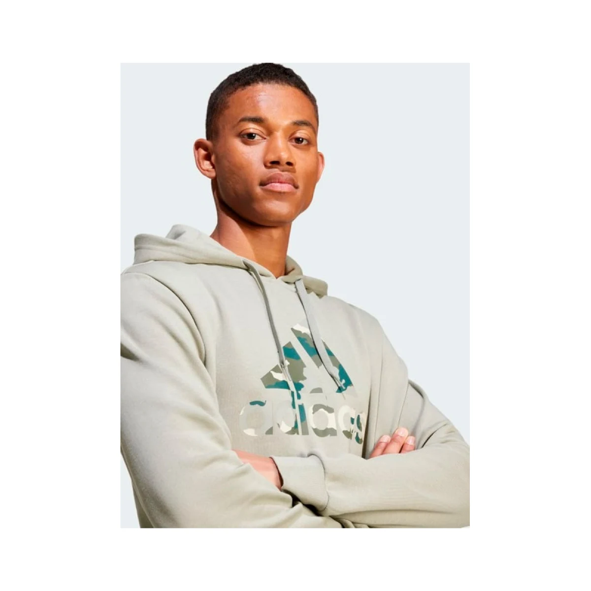 Pánská zateplená mikina s kapucí ADIDAS M CAMO H-IY0740-Green · záber 5
