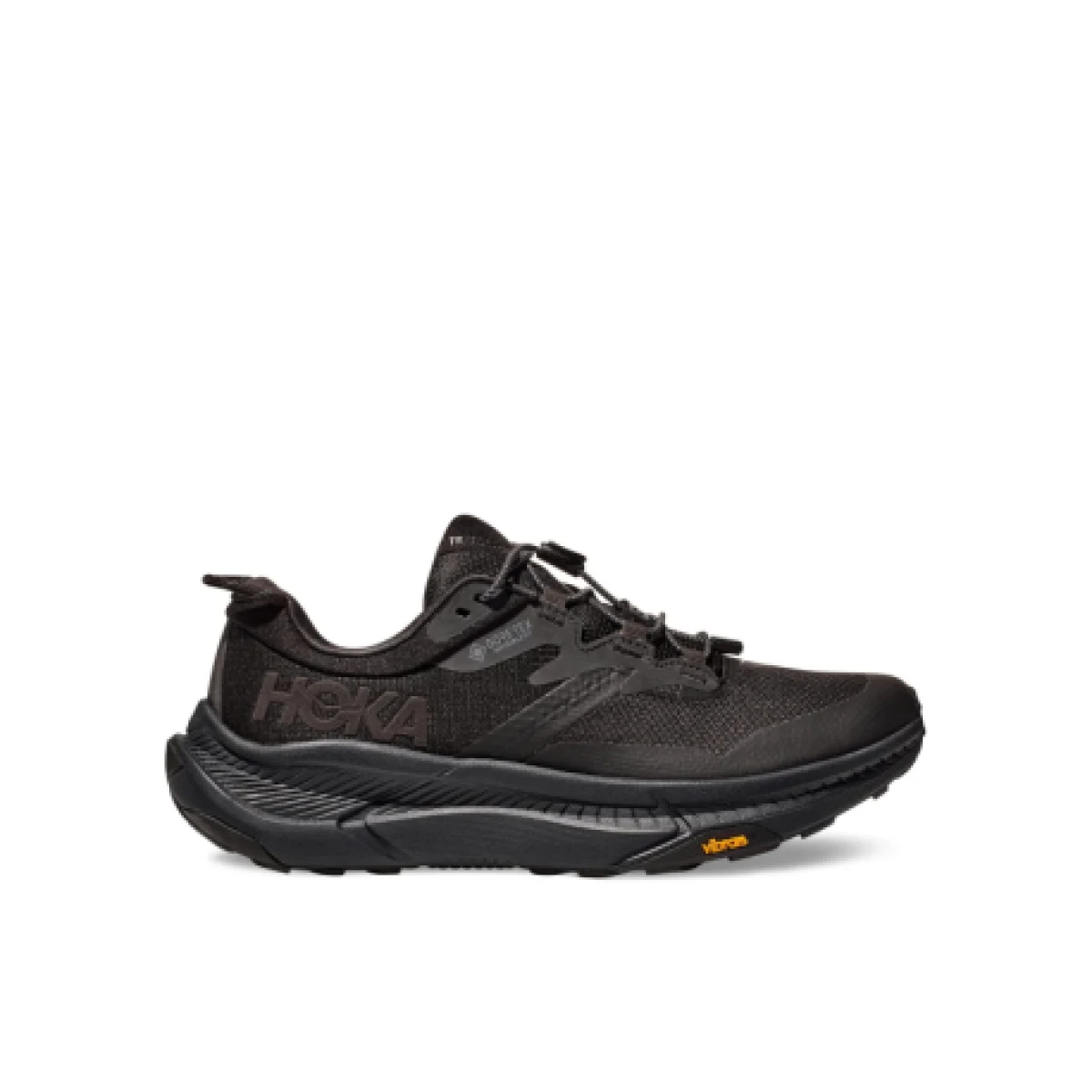 Dámska nízka turistická obuv HOKA Transport GTX W black black · záber 1