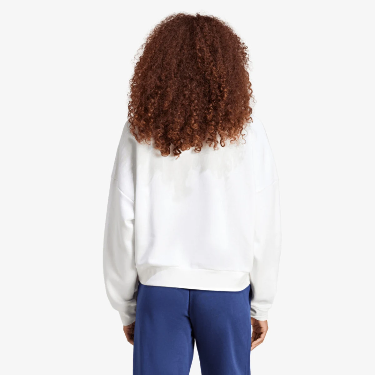 Dámská zateplená mikina ADIDAS W SL FC SWT WHITE BLACK · záber 3