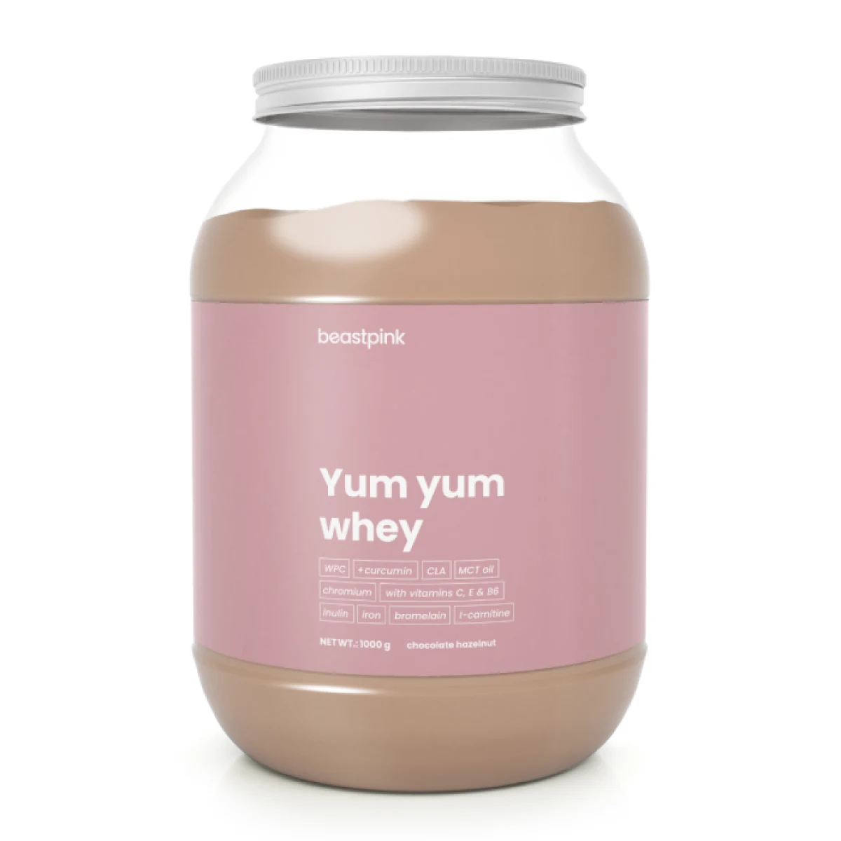 Мостра Yum Yum Whey - BeastPink - Вкус: Strawberry splash | Тегло: 0,03 g | Опаковка: 400 · záber 2