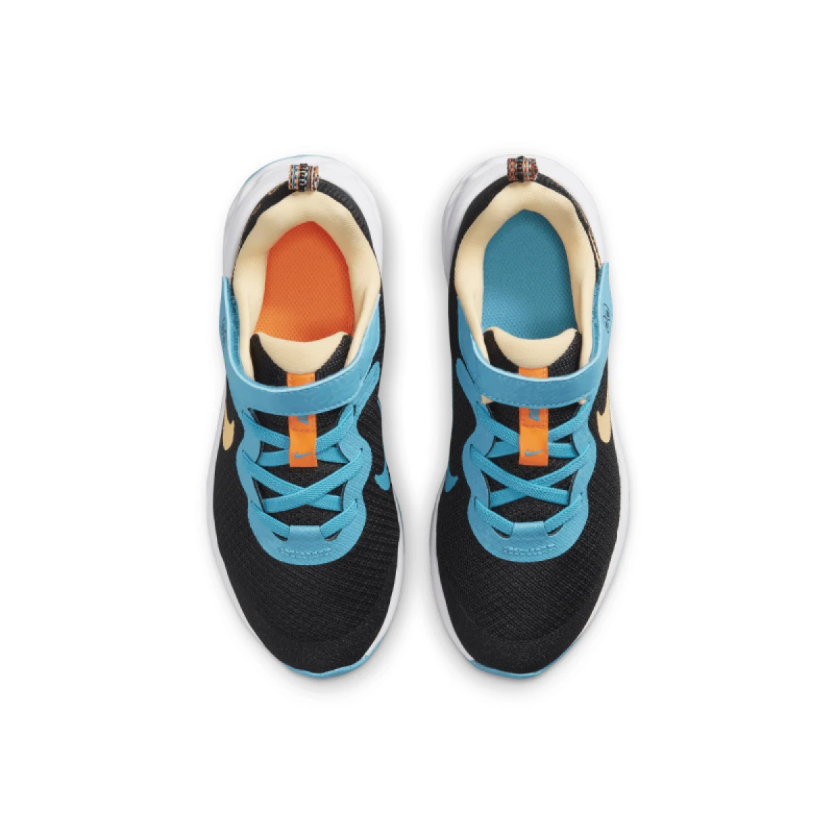 Chlapecká sportovní obuv (tréninková) NIKE Revolution 6 black total orange melon tint · záber 5