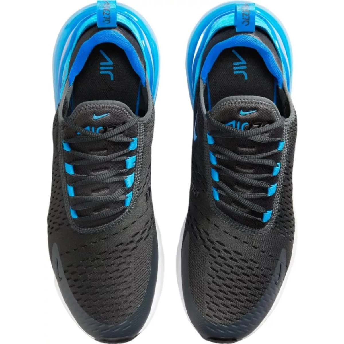 Pánská rekreační obuv NIKE Air Max 270 anthracite black white photo blue · záber 3