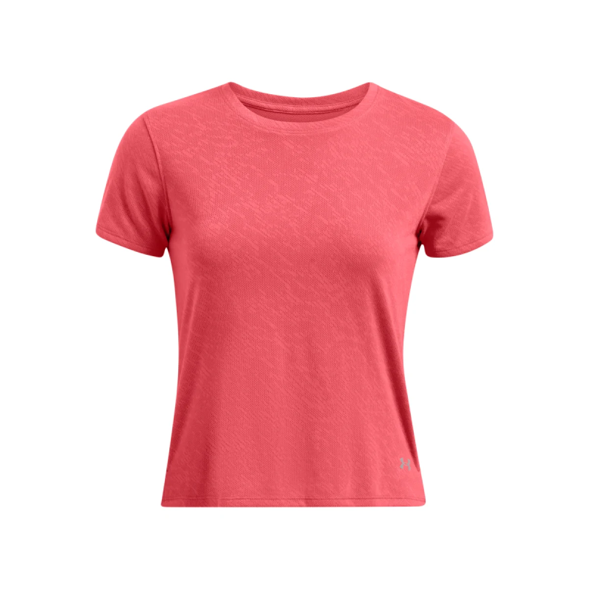 Dámské tréninkové tričko s krátkým rukávem UNDER ARMOUR UA Launch Camo Shortsleeve-RED · záber 4