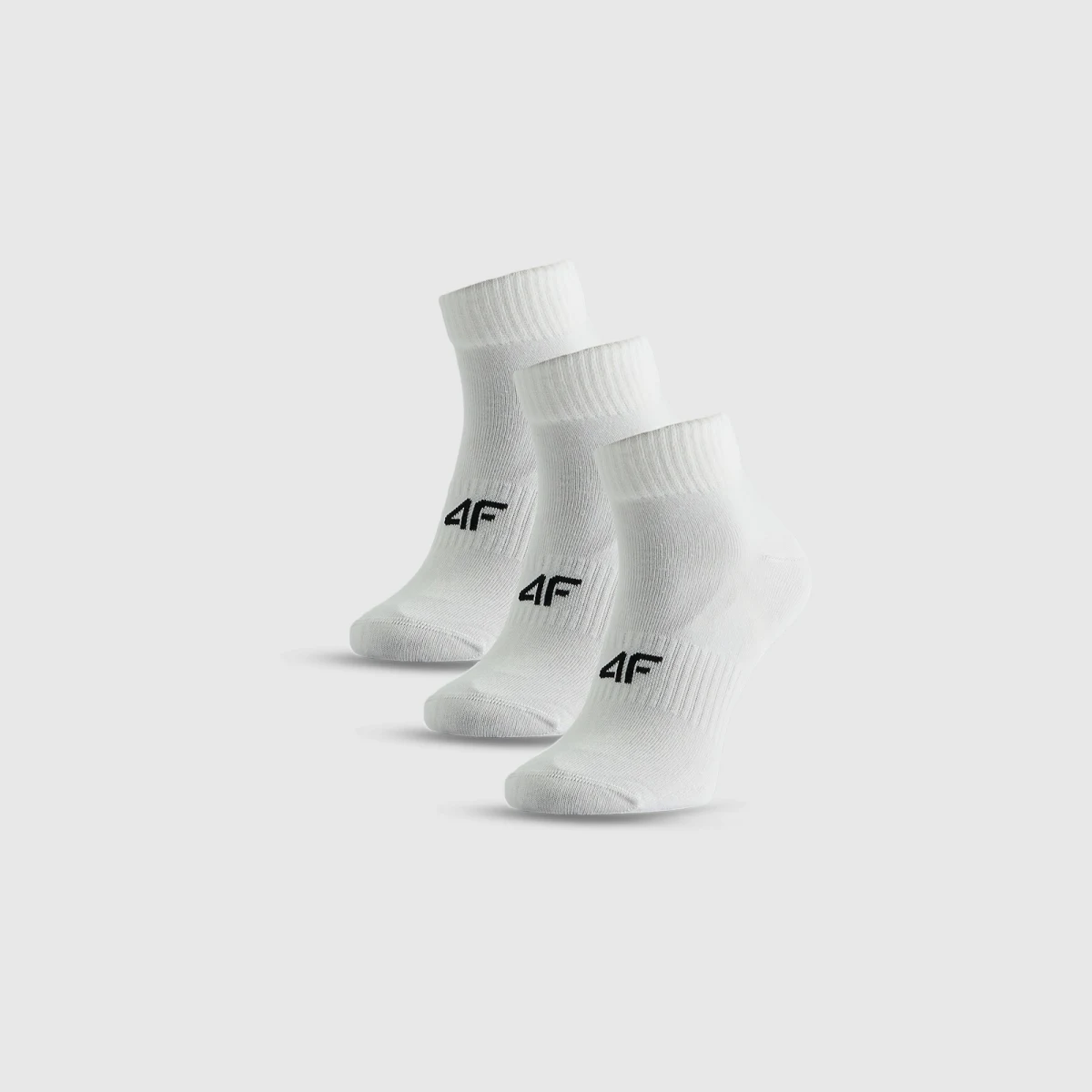Dlouhé ponožky (3-pack) pánské - bílé · záber 1