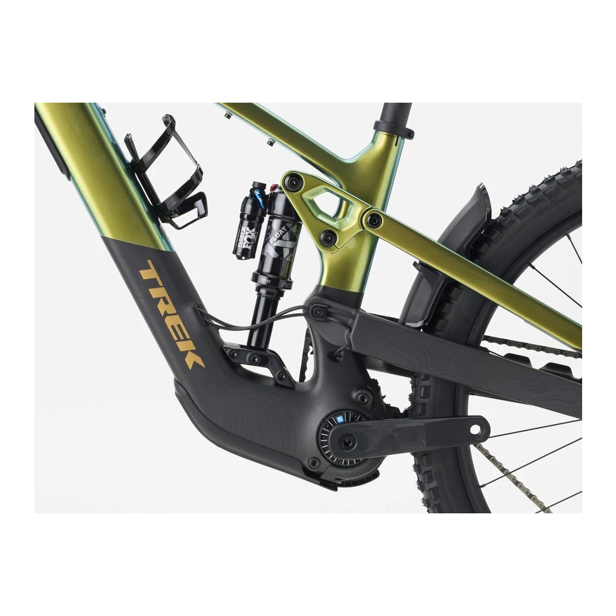 Trek Slash+ 9.7 Gloss Chameleon Green/Matte Dark Web 2026 - Velikost: L · záber 3