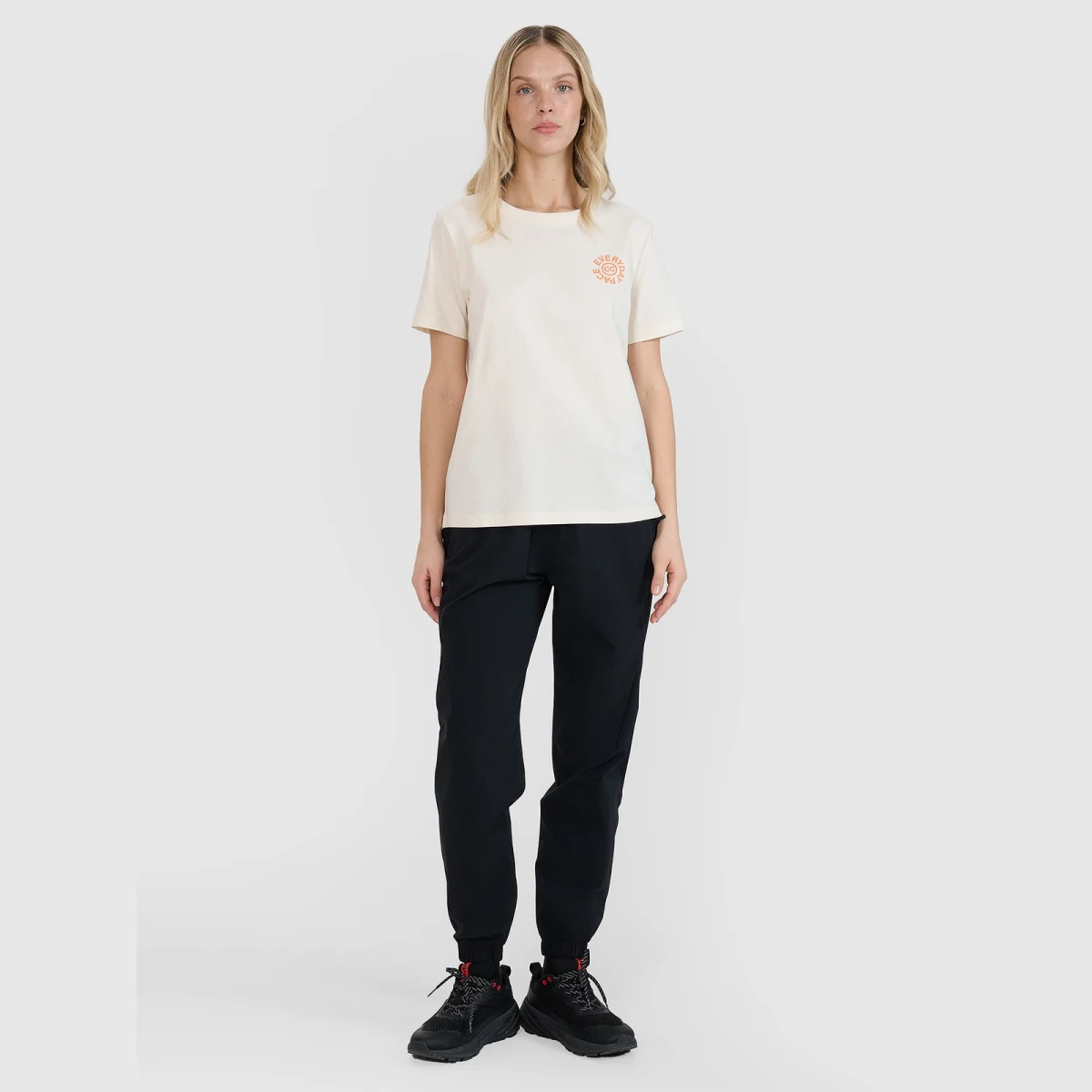 Dámské tričko oversize s potiskem - bílé · záber 2